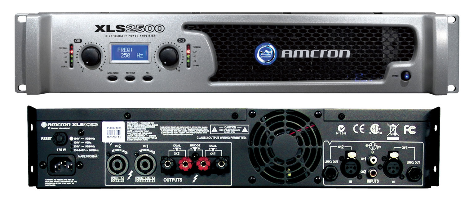 ⑤ amcron アムクロン パワーアンプ XLS1000 オーディオ 音響機器 動作確認済み ☆2014年製 ② C05