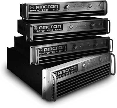 AMCRONから高品位SR用MA-02シリーズパワーアンプ - ヒビノ 