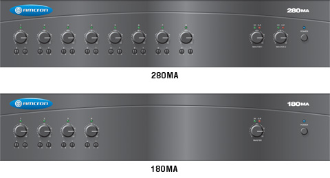 AMCRON“280MA”“180MA”ミキサ・アンプを発表 - ヒビノマーケティング Div.