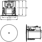 Control 414C/T 寸法図