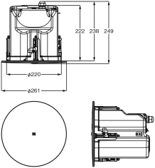 Control 416C/T-VA寸法図