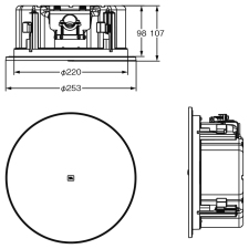 Control 424LP 寸法図