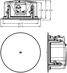 Control 447LP 寸法図