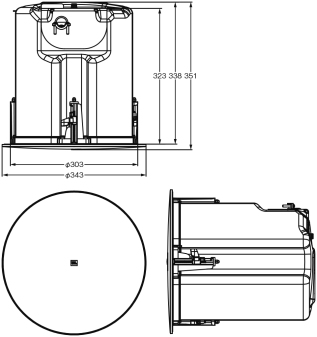Control 440CS/T 寸法図